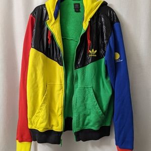 Adidas men's large South African football zip hoodie